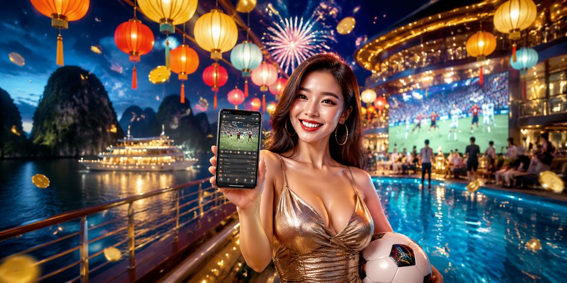 Ứng dụng casino mobile được sử dụng tại chợ đêm vịnh Hạ Long